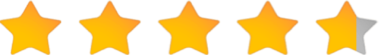 4.9 out of 5 stars rating